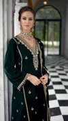 LG 1199 Heavy Viscose Velvet Embroidery Readymade Suits